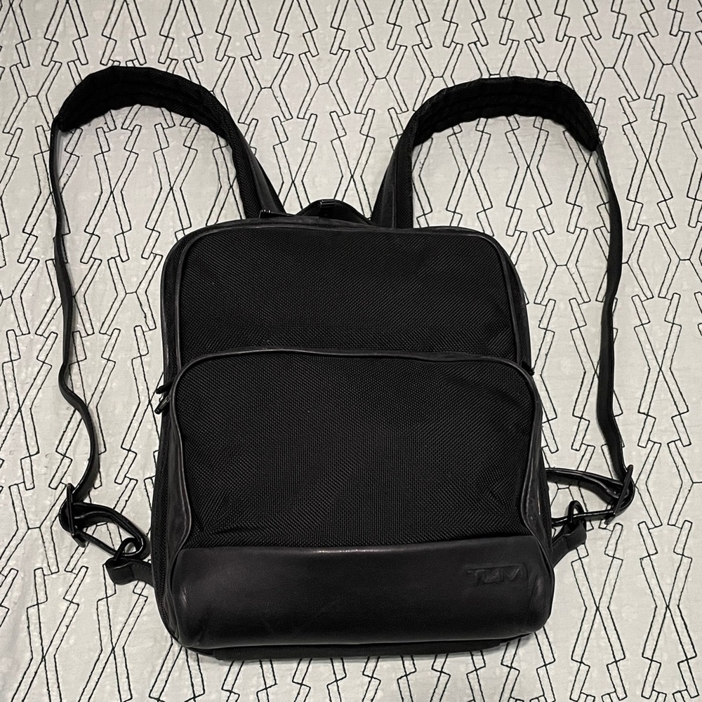 Tumi Vintage Nylon/ Leather Backpack
